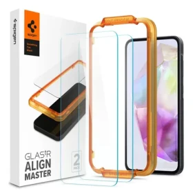 Spigen Glass tR AlignMaster 2 Pack ochranné sklo pre Samsung Galaxy A35 2ks (AGL07772)