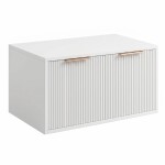 REA - Kúpeľňová skrinka pod umývadlo Core 80cm White REA-M0401