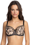 Dámska podprsenka Filipa 1130 Black with beige - Gaia 90G černo-béžová