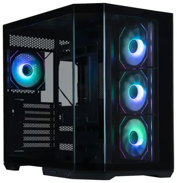 Bitfenix T10 čierna / Skriňa / ATX / 4X 120mm ARGB + controller / USB 3.0 / USB-C / bez zdroja / panoramatická bočnica (BFC-T10-300-KKGSK-4A)