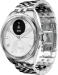 Withings Scanwatch Nova Brilliant 39mm - Titanium Silver / Chytré hodinky / OLED 0.63 "/ 5ATM / GPS / BT / výdrž až 30 (HWA10-model 10-All-Int)