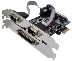 Longshine LCS-6322M / Radič / PCIe / 2x sériový (RS232) + 1x paralelný Port / MosChip MCS9901 (LCS-6322M)