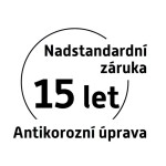 Instalprojekt - Kúpeľňový radiátor STICK LEVEL biela farba - Farba radiátora - Biela, Rozmer radiátora - 800 × 555 mm, výkon 433 W, Typ pripojenia - Stredové 50 mm RADSTIL806035SP