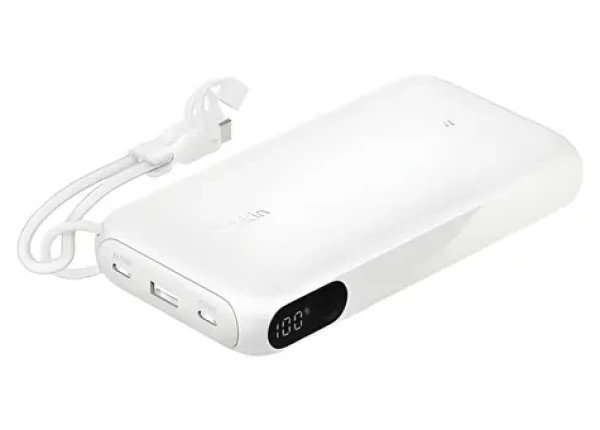 Belkin BOOST CHARGE 20000mAh biela / PowerBanka / 20W PD / USB-C / s displejom (BPB028hqWH)