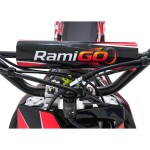 Mamido Detská benzínová motorka RamiGO ULTRA 66 125CC červená