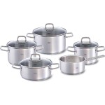 Sada riadu nerezová - 5 dielna - Viseo - Fissler - Fissler