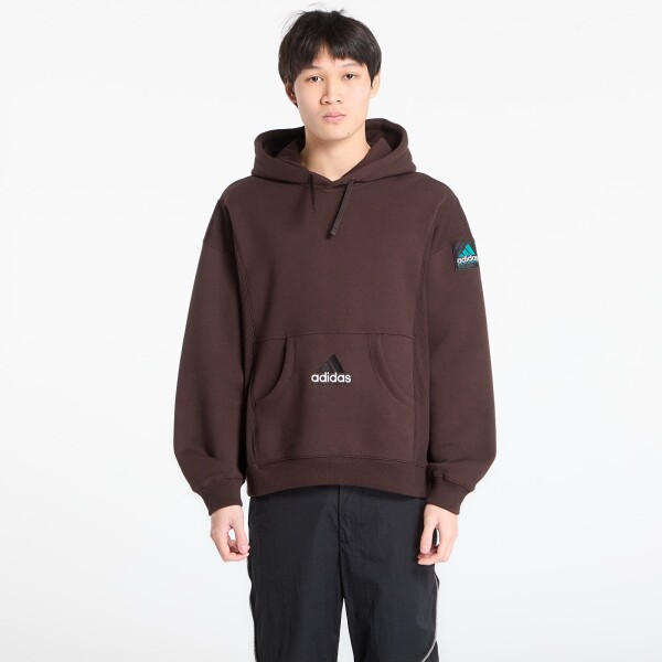 Mikina adidas Equipment Ribbed Hoodie Aurora Coffee XL