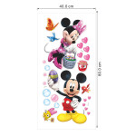 Veselá Stena Samolepka Minnie a Mickey Mouse