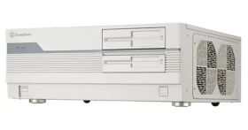 Silverstone SST-FLP01W krémová / PC skriňa / HTPC / ATX / Bez zdroja / USB-C (SST-FLP01W)