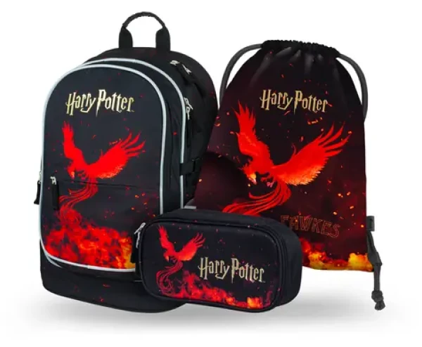 BAAGL SET 3 Core Harry Potter Fénix: batoh, peračník, sáčok (A-35419)