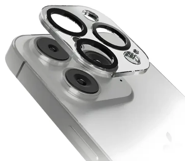 SBS Tvrdené sklo D3O na objektív fotoaparátu / Ochranné sklo objektívu / Apple iPhone 15 Pro / iPhone 15 Pro Max
