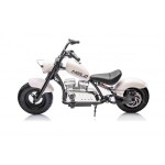 Mamido Detská elektrická motorka Chopper Warrior 36V biela