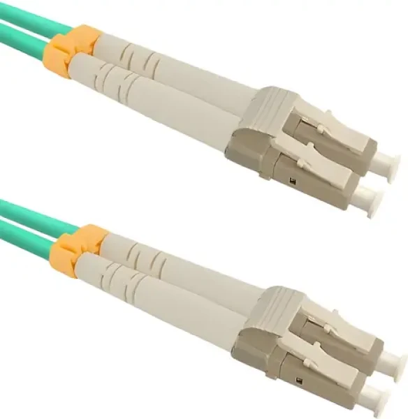 Qoltec 54344 Patchcord LC-UPC do LC-UPC / Duplex / Multimode / OM4 / 2 m (54344)