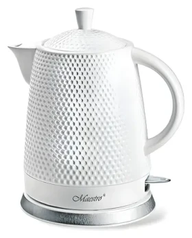 Maestro MR-069 biela / Rýchlovarná kanvica / 1500 W / 1,5 l / keramická (MR-069-WHITE)