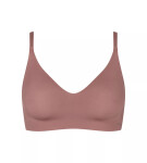 Dámska podprsenka ZERO Microfibre 2.0 Bralette - CACAO - kakaová 1141 - SLOGGI BROWN XL