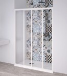 FORTE - Sprchové dvere ACRIL - PORTA NEW - FARBA rámu - Biela, Rozmer A - 90 - 100 cm OLNNC1FS100031