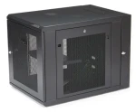 StarTech 12U nástenný rozvádzač čierna / Rozvádzač nástenný / 19" / 610×854×640 mm / nosnosť 90 kg (RK1232WALHM)