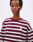 Armedangels Iconic Å Frankaa Bold Sweatshirt 3756 undyed-velvet red-soft blue L