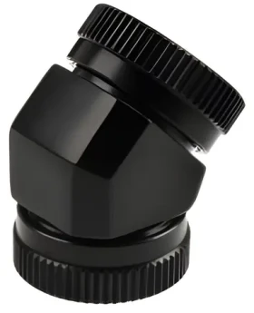 PHANTEKS Hard-Tube adaptér 45 ° čierna / Uhlový adaptér / 12 mm / HardTube (PH-A45_BK_12)