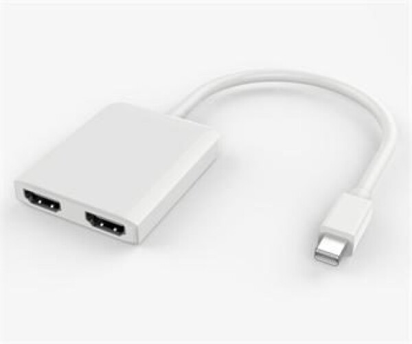 PremiumCord adaptér mini DisplayPort - 2x HDMI / rozšírenie + zrkadlenie obrazu / 4K * 2K @ 30Hz (kportadm18)