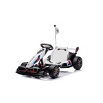 Mamido Detská elektrická motokára BMW Gokart s funkciou driftu biela