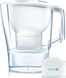 Brita Aluna biela / Filtračná kanvica na vodu / 2,4 l / filter Maxtra Pro Pure (1052801)