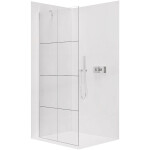CERANO - Sprchová zástena Walk-in Onyx YL/P - 8 mm - chróm, industriálne sklo - 160x200 CER-8050BD1399