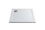 H K - THOR Sprchová vanička z liateho mramoru, štvorec, 90x90x3 cm SE-THOR-90SQ