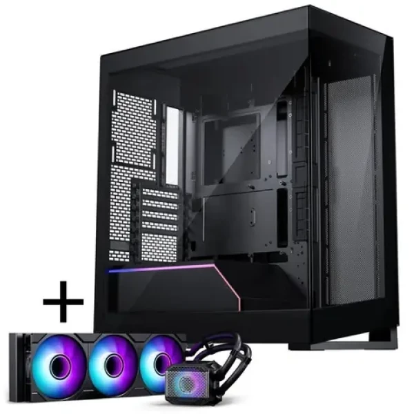 PHANTEKS NV5 MK2 + Glacier One 360M25 Gen2 čierna / Sada / PC skriňa E-ATX + AiO vodný chladič 360mm / DRGB (GABU-516)