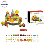 Mamido Mamido Magnetická stavebnica dopravné mesto s žeriavom 72 dielikov