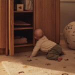 Ferm Living Prebaľovací pult na komodu Tilu Natural Oak