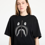 Tričko A BATHING APE Chain Stitch Shark Relaxed Fit Tee UNISEX Black XL