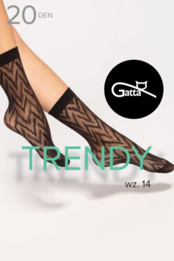 PONOŽKY TRENDYLINE - 14 PONOŽIEK nero UNI