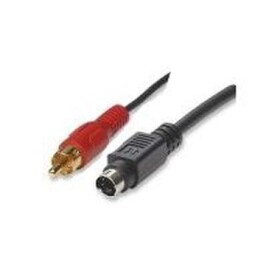 PremiumCord Kábel S-Video - Cinch M/M 5m (8592220004392)