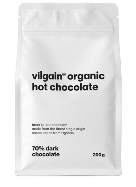 Vilgain Horúca čokoláda BIO – 70 % tmavá čokoláda 200 g