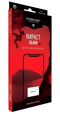 MyScreen ImpactGLASS Edge3D čierna / Hybridné sklo / Apple iPhone X/XS/11 Pro / Anti-shock (M3413IMPG 3D BLACK)