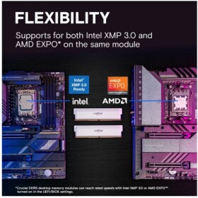 Crucial MEMORY DIMM 64GB DDR5-6400 K2/PRO OC CP2K32G64C40U5W CRUCIAL