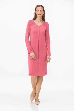 Vamp - Dámska nočná košeľa s gombíkmi 13933 - Vamp rose baroque XXL