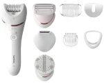Philips BRE735/00 bielo-ružová / Epilátor / 2 rýchlosti / 32 pinziet / mokré a suché holenie / 40 min prevádzka (BRE735/00)