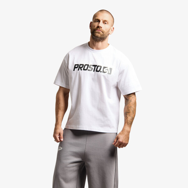 Tričko Prosto T-shirt Mono Sport White S