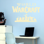 Veselá Stena Samolepka World of Warcraft Farba: oranžová, Veľkosť: 100 x 66 cm