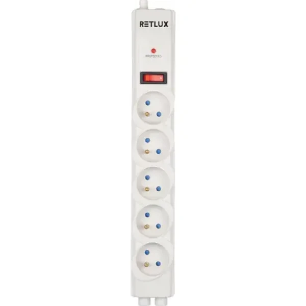 Retlux RSP 530 Prepäťová ochrana 5 zásuviek / 918J (8590669362790)