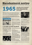 Narodeninové noviny 1965 s vlastným textom a fotografiou, S textom