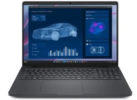 DELL Pro Max 16 sivá / 16" 1920x1200 / AMD RYZEN AI 7 PRO 2.0GHz / 32GB / 512GB SSD / NV RTX 500 ADA 6GB / W11P (GXPFW)