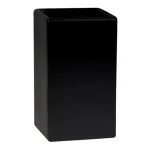 Spirella QUADRO kelímok na kefky matne čierny / keramika (7610583204813)