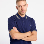 Tričko FRED PERRY Twin Tipped Fred Perry Shirt Frnvy/ Chgld/ Stbl L