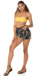 Trendy Highwaist Shorts with chain print XL/XXL