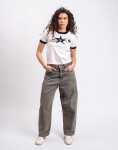 Carhartt WIP W' S/S Outlaw Star Ringer T-Shirt Wax/Black heavy stone wash XS