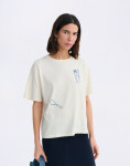 Thinking MU Coberts Pannacota Lucia Tee ECRU XS