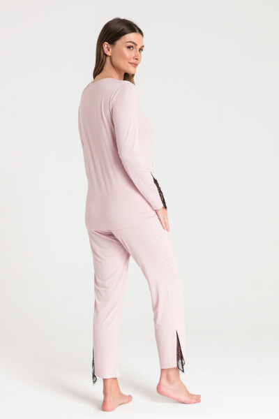 Dámsky pyžamový top LA072 Powder Pink - LaLupa XL pudrovo-růžová